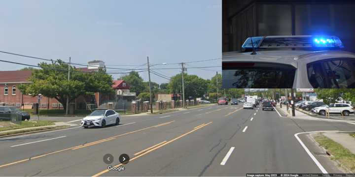 The intersection of Fifth Avenue and Bancroft Road in Brentwood.