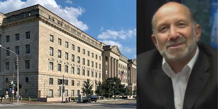 President-elect Donald Trump tapped Howard Lutnick to be US secretary of commerce. Also pictured: The Department of Commerce headquarters at the Herbert C. Hoover Building in Washington, DC.