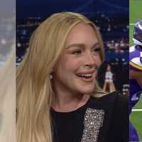 <p>Lindsay Lohan on "The Tonight Show Starring Jimmy Fallon."</p>