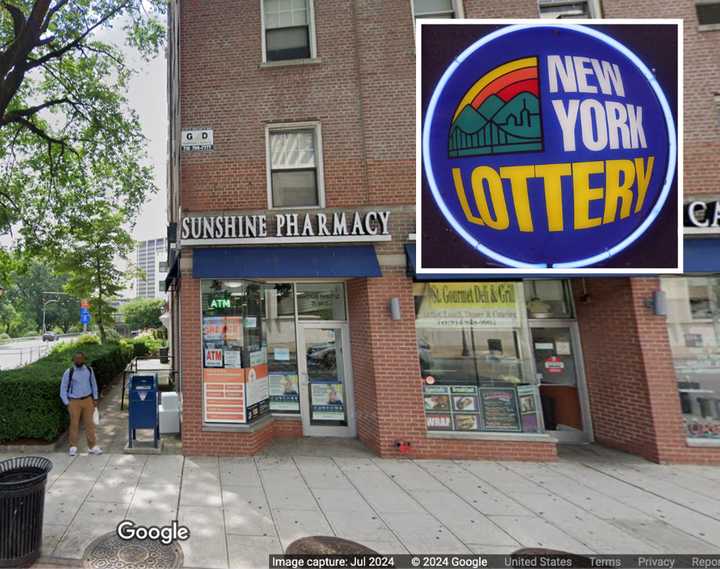 The winning ticket was sold at Sunshine Pharmacy in White Plains.&nbsp;