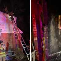 Blaze Leaves Residence Charred In Yorktown Heights