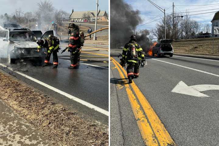 Flames Damage SUV In Hudson Valley (PHOTOS)