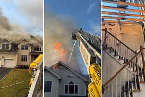 Blaze Tears Through Roof Of Westchester Home