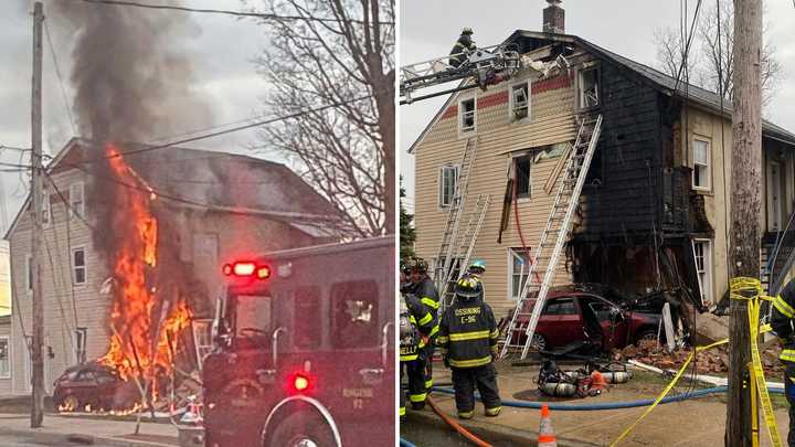 The blaze happened at an Ossining home in the area of South Highland Avenue and Lincoln Place.&nbsp;