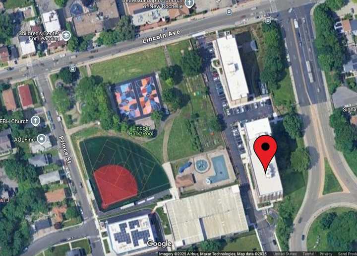 The slashing happened in front of 117 Guion Pl. in New Rochelle, police said.
