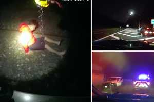 Chase Ends In Crash, TASER Device Use Near Train Tracks In Westchester, Police Say (VIDEO)