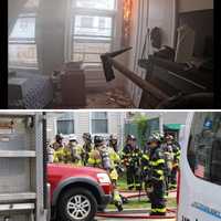 Firefighters Help Resident Escape House Blaze In Port Chester