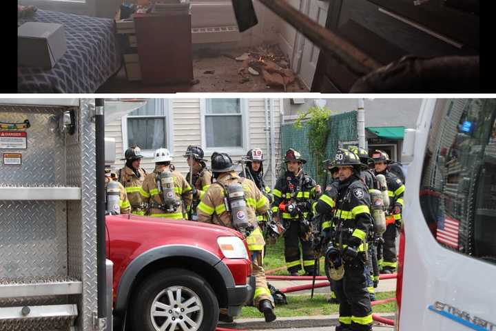 Firefighters Help Resident Escape House Blaze In Port Chester