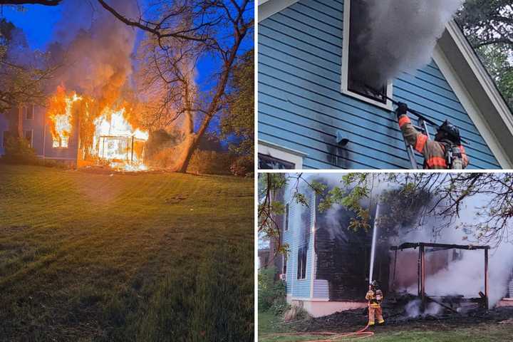 Firefighter Hospitalized After Early Morning Blaze Destroys Hudson Valley Home