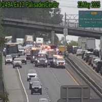 Crash Causes Lane Closures On I-87 In Rockland (DEVELOPING)