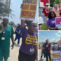 Hospital Workers Rally Against Health Care Cuts, Warn Of Closures In Suffolk County
