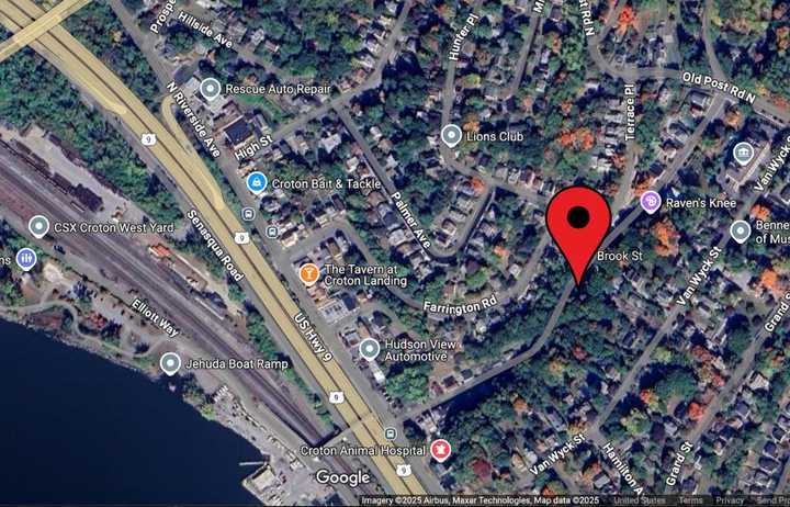 The theft happened in the area of Brook Street in Croton-on-Hudson, police said. 