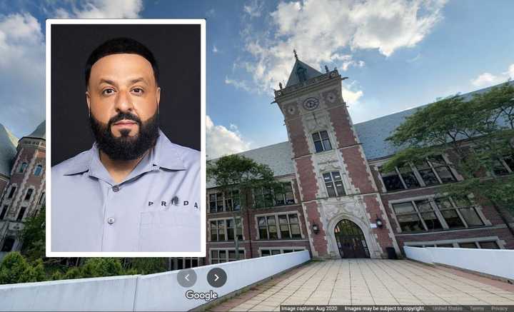 Music icon DJ Khaled made a surprise appearance at New Rochelle High School's graduation ceremony on Wednesday, June 25. 
