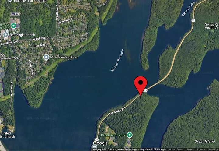 The crash happened on Route 22 in Armonk near the Kensico Reservoir.&nbsp;