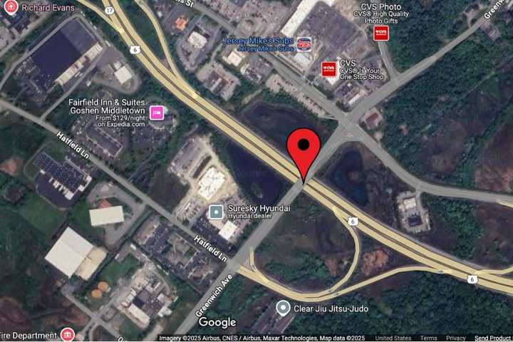 Commercial Vehicle Strikes Overpass On Route 17 In Goshen, Forces Closure
