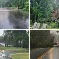 Flooding, Downed Trees Force Multiple Road Closures Across NY Amid Severe Storm