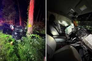 Car Crashes Into Tree In Putnam: 3 Hospitalized