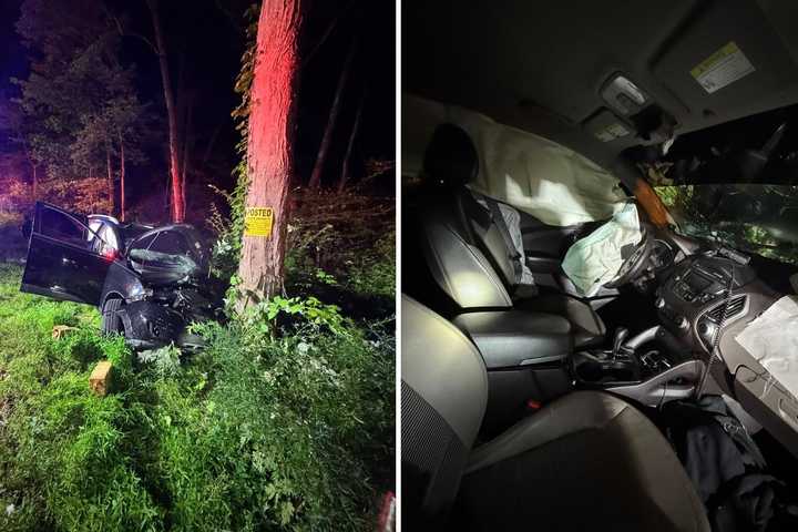 Car Crashes Into Tree In Putnam: 3 Hospitalized