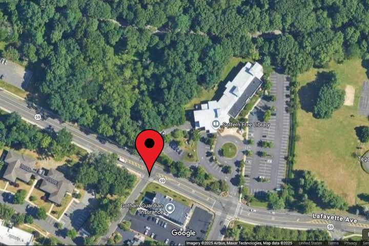 Woman Struck In Hit-Run Crash Outside Library, Flown To Westchester Medical: Driver Arrested