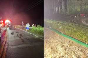 Motorcyclist Crashes 20 Feet Down Embankment In Carmel