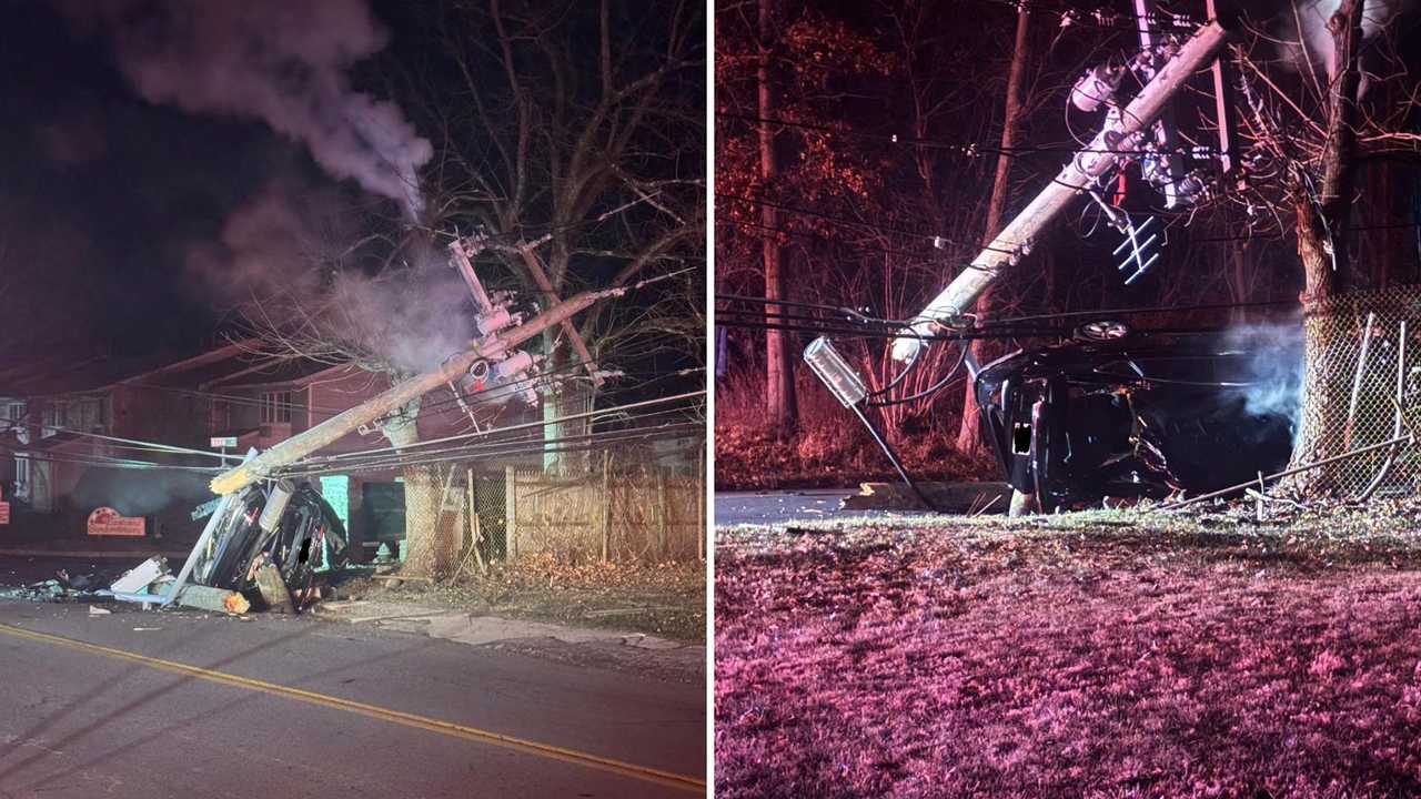 The scene of the crash in Middletown. The scene of the crash in Middletown.