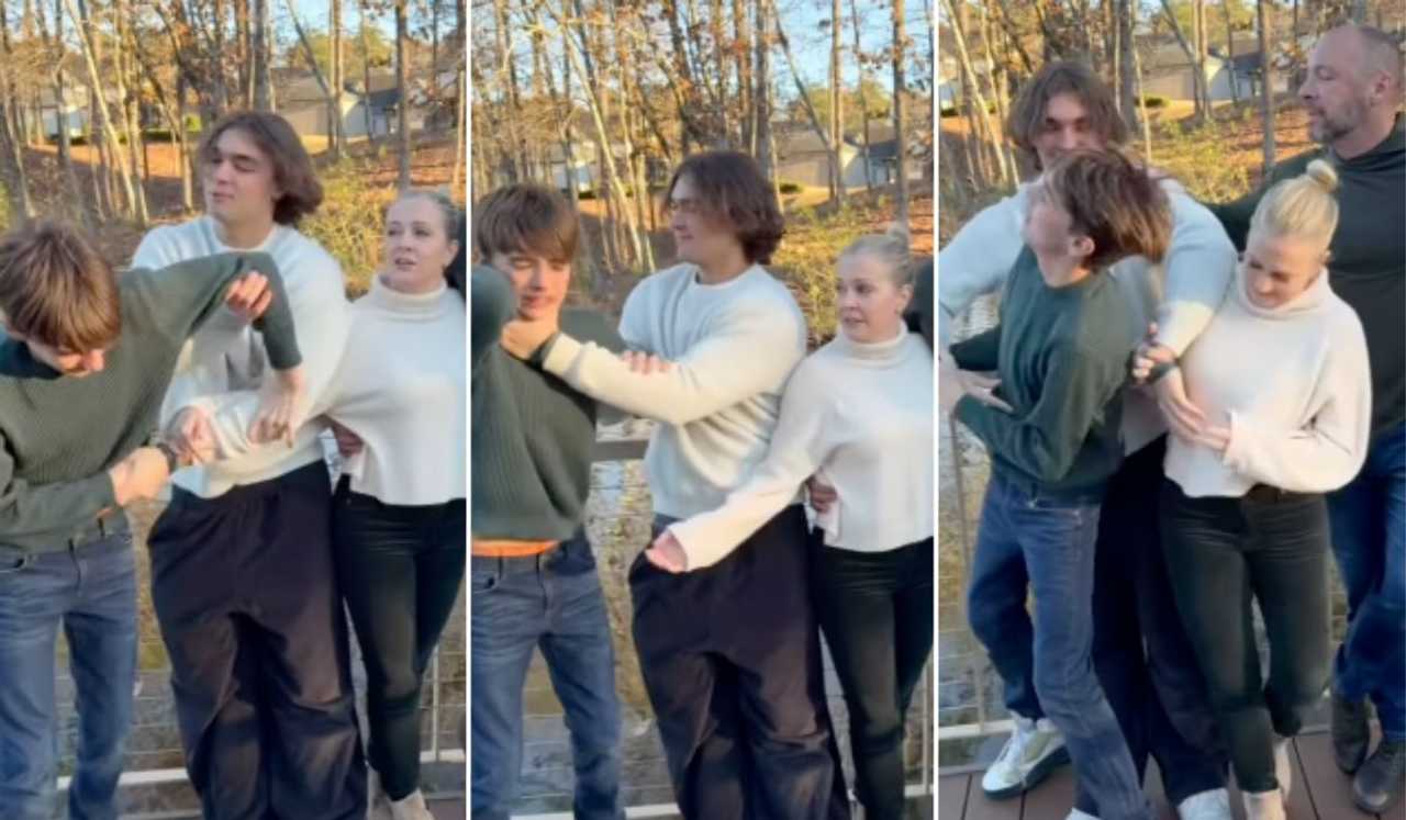 Melissa Joan Hart with her husband Mark Wilkerson and their sons.