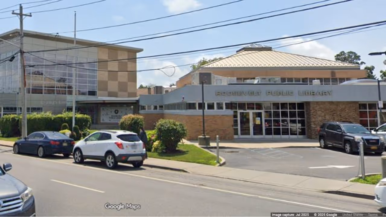 Nassau Road near West Fulton Avenue in Roosevelt.