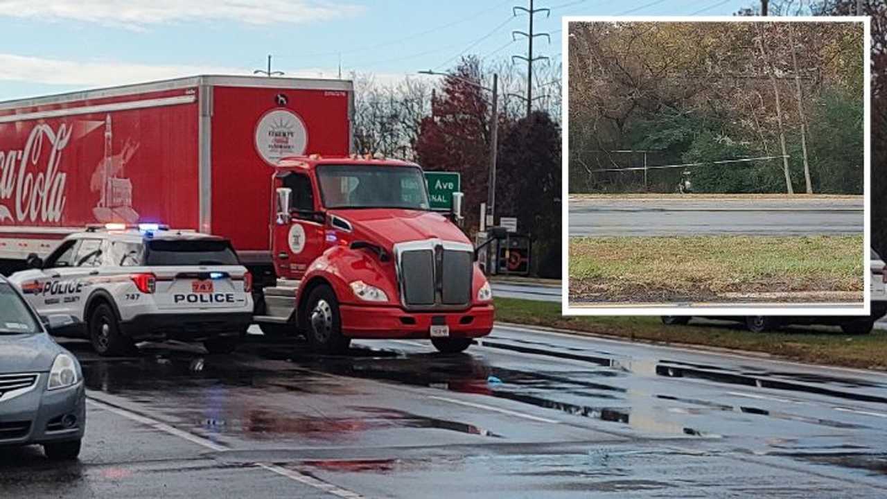 The scene of the collision on Sunrise Highway in Wantagh on Thursday, Nov. 13.