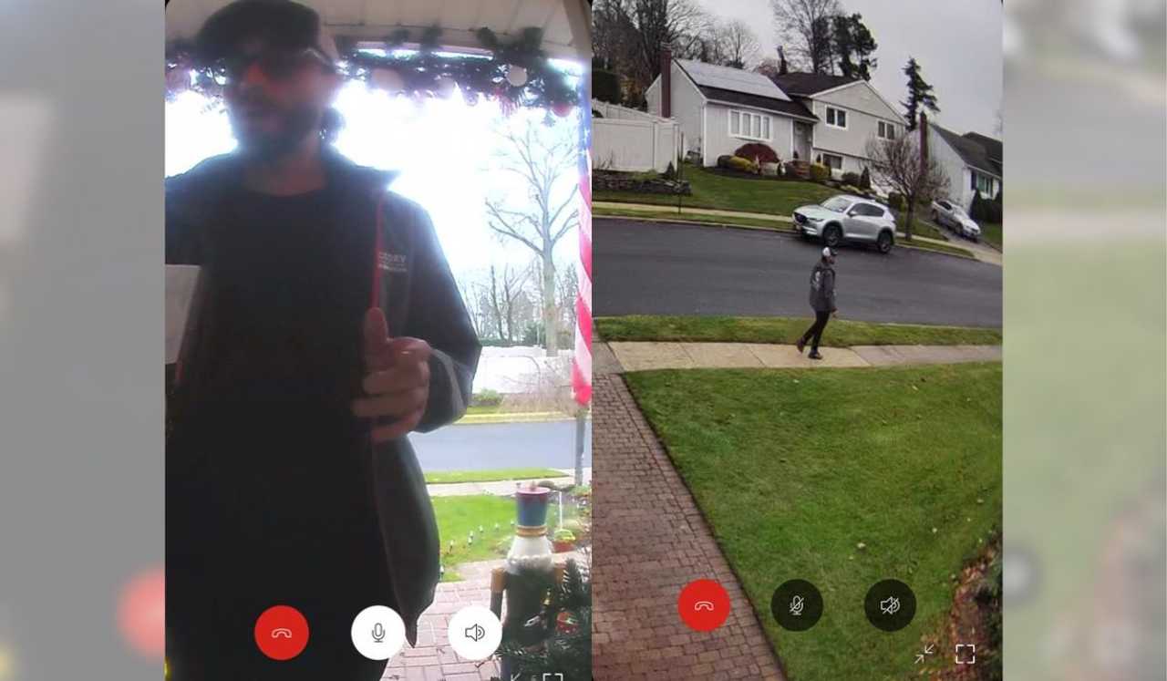 The surveillance footage.