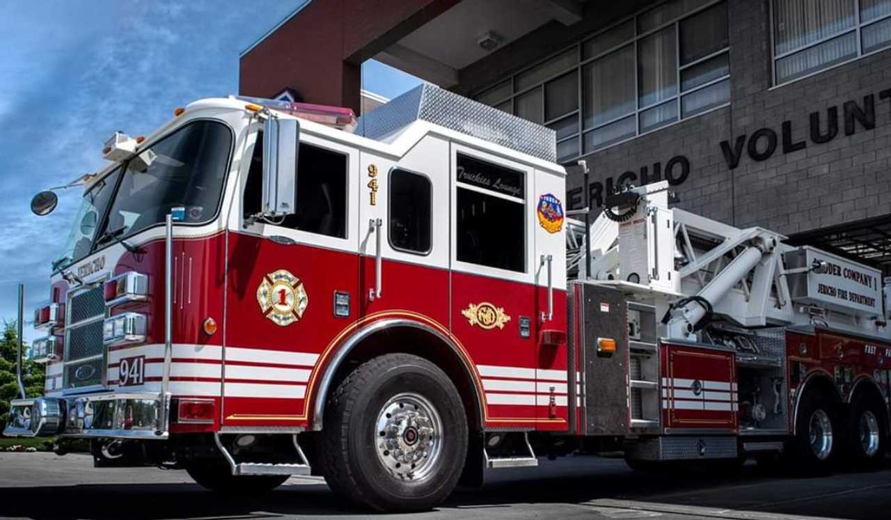 A Jericho Fire Department truck.
  
