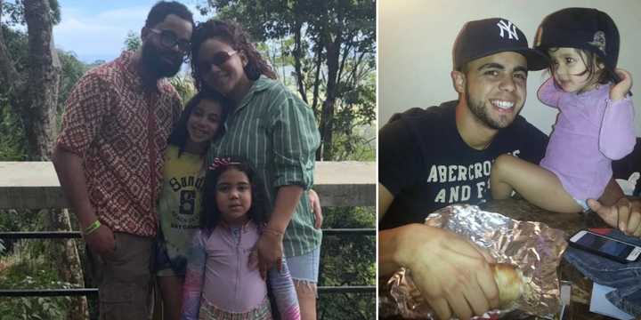 Richard Rodriguez with his family.