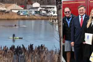 'True Hero' Honored For Saving Jet Skier Who Fell Through Frozen Canal On Long Island (VIDEO)