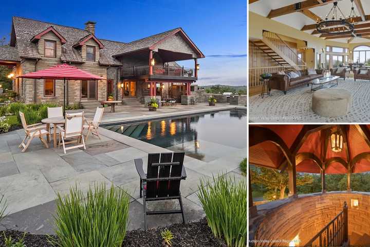 Kingston's $9M 'Castle In Sky' Hits Market Complete With Turrets, Tunnel, Pool Fit For Royalty