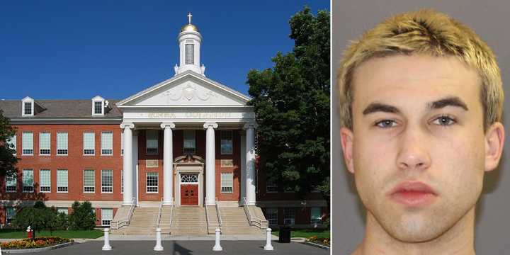 Joshua Thomas, 19, is accused in a string of arsons at Siena College in Loudonville.