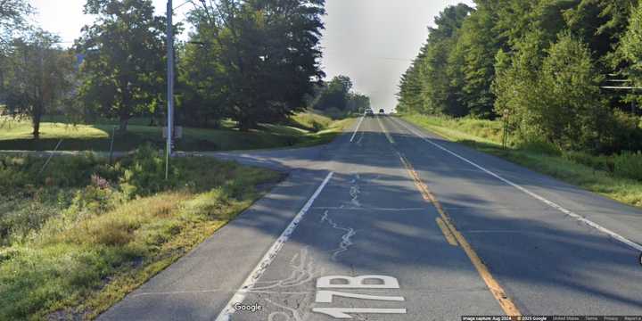 The intersection of State Route 17B and Happy Avenue in Bethel.