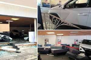 Car Crashes Into Store In Westchester