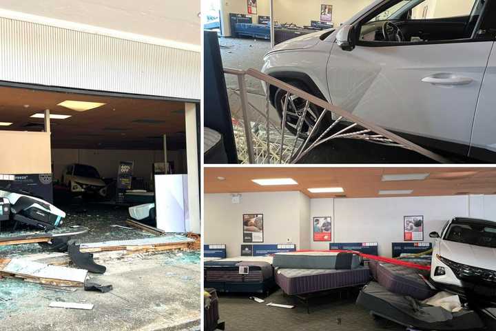 Car Crashes Into Store In Hartsdale