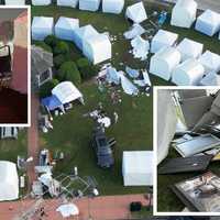 Drunk Driver Barrels Into LI Art Show, Narrowly Missing Security Guards, Police Say