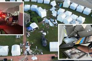Drunk Driver Barrels Into Montauk Art Show, Narrowly Missing Security Guards, Police Say