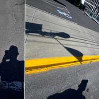 'Horrific' Paint Job On Hudson Valley Curb Draws Ire Of Locals: 'My Kid Would've Done Better'