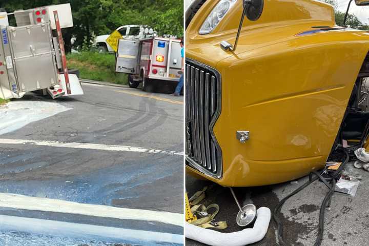 Udder Chaos: Milk Truck Tips In Columbia County, Spilling Dairy Everywhere