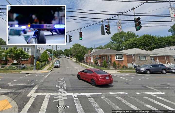 The crash happened at the intersection of Wakefield and Woodlawn Avenues in Yonkers. 