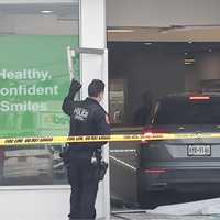 Car Into Dentist Office: Child Among 2 Injured Following Plainview Crash (VIDEO)