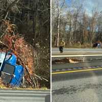 <p>Photos from the crash scene.&nbsp;</p>