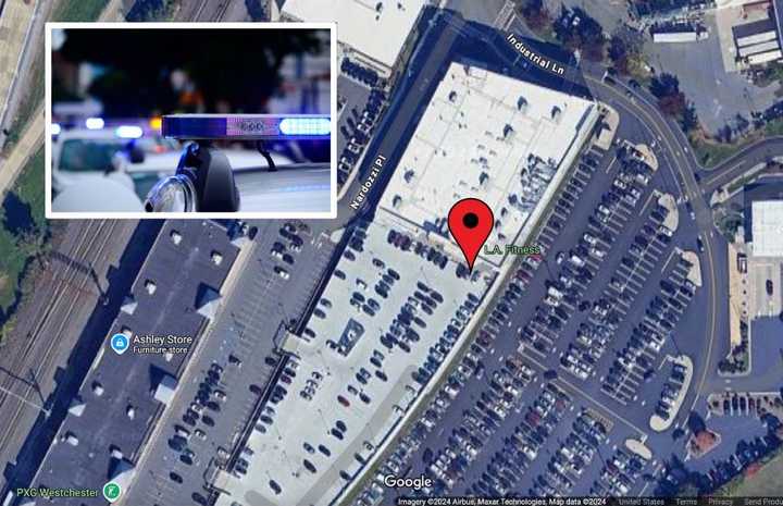 The arrest happened at the LA Fitness in New Rochelle at 75 Nardozzi Pl., police said.