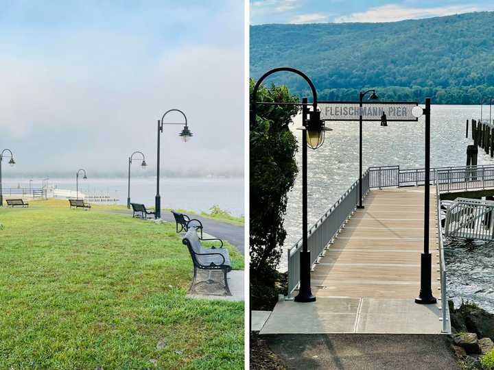 A grand reopening ceremony will be held for Fleischmann Pier and Charles Point Park in Peekskill, pictured above.&nbsp;