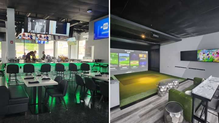 A look inside The Nineteenth Hole Indoor Golf and Bar in Ossining.&nbsp;