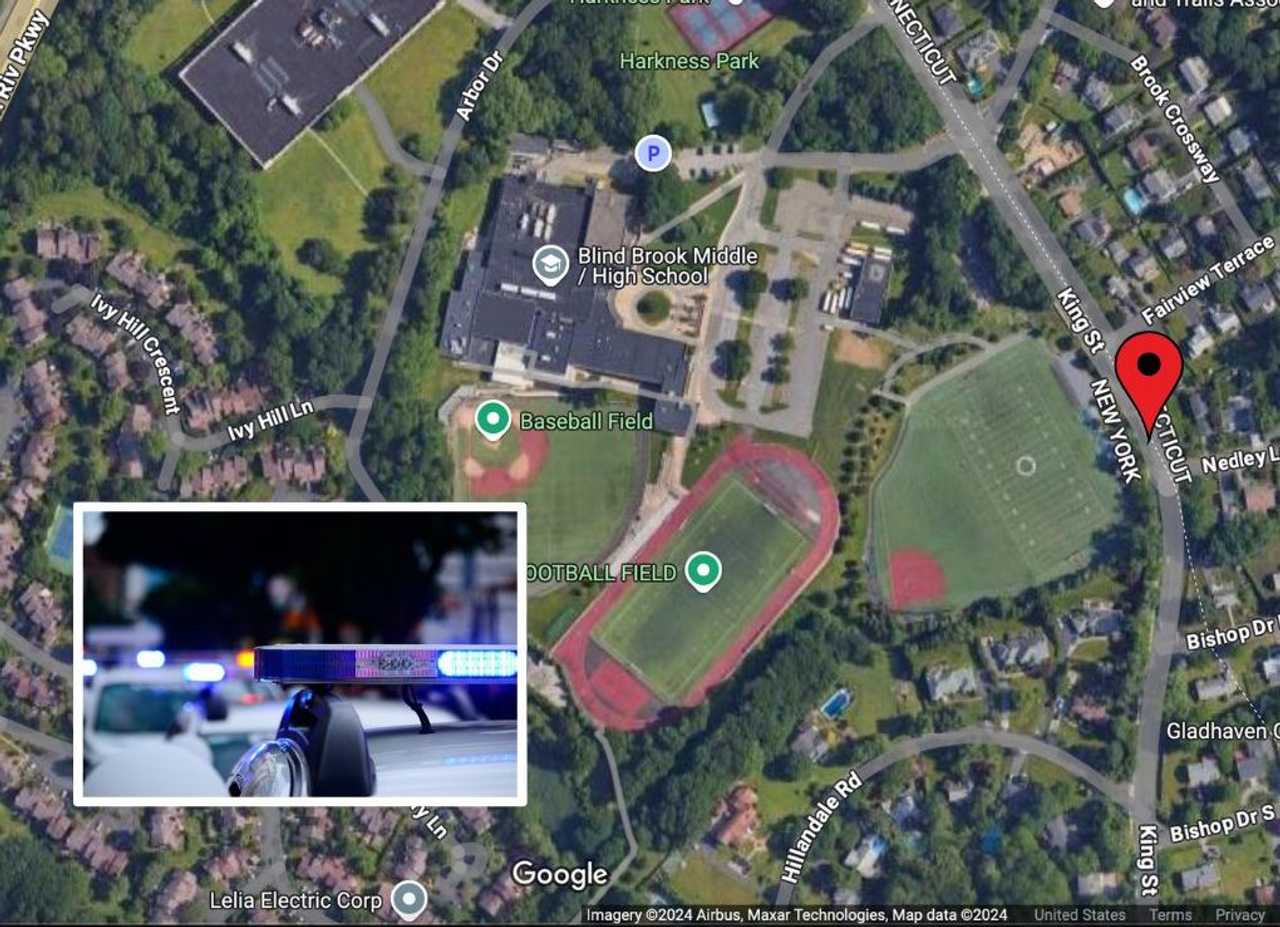 Crash Shuts Down Roadway Near High School On CT, Westchester Border