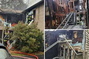 Firefighter Falls Through Floor While Battling Blaze At Hudson Valley Home