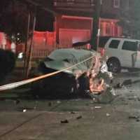 Fatal Crash: Photo Shows Horrific Aftermath Of Suspected DWI That Killed Woman In Bethpage